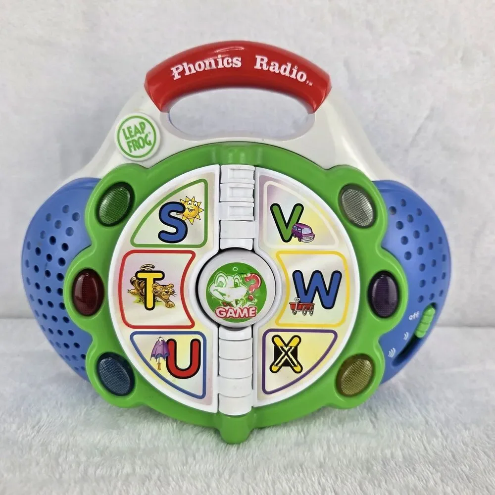 Vintage LeapFrog Phonics Radio Electronic Learning Toy 2002 Tested Working
